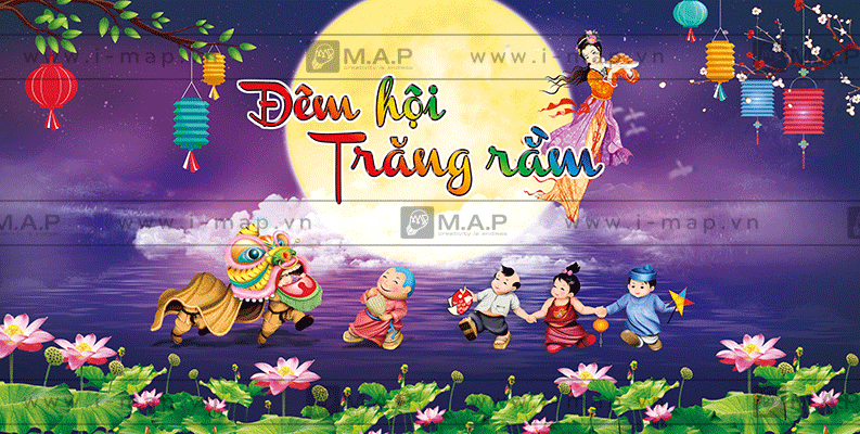 In bạt Trung Thu chất lượng - Trang trí sự kiện Trung Thu tại Hải Phòng