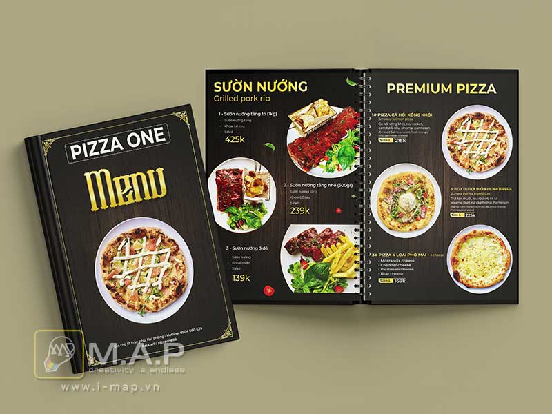 menu quyển da a4 chuy&ecirc;n nghiệp
