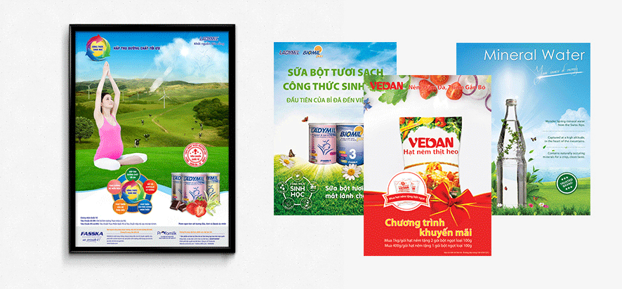 in poster tranh kinh san pham
