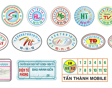In tem vỡ – tem bảo hành tại Hải Phòng