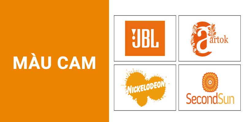 mau cam trong thiet ke logo