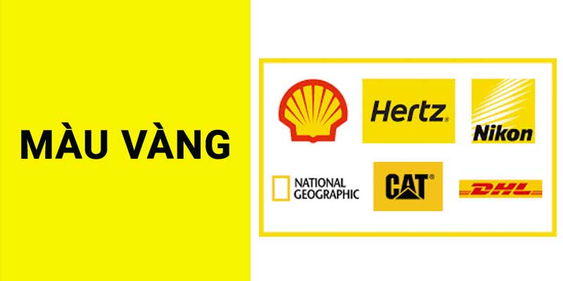 mau vang trong thiet ke logo