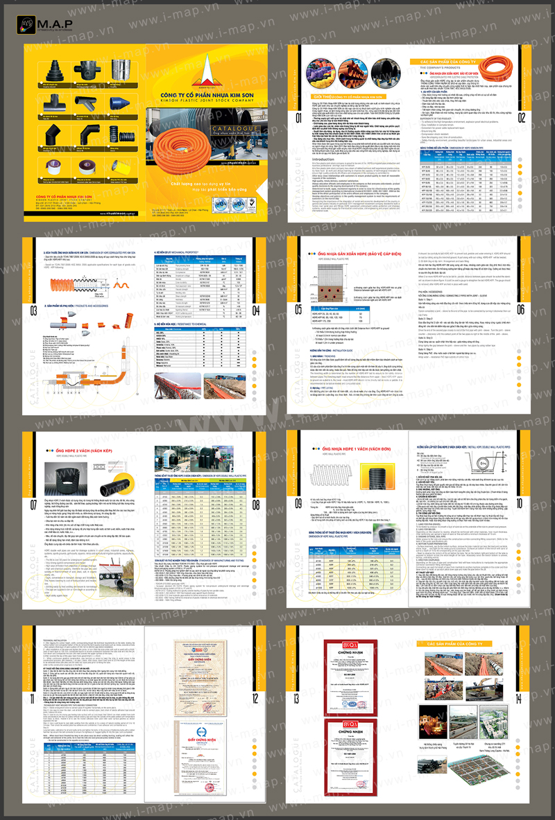 thiet ke catalog gioi thieu san pham