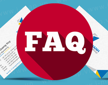 In card visit những câu hỏi khách hàng quan tâm