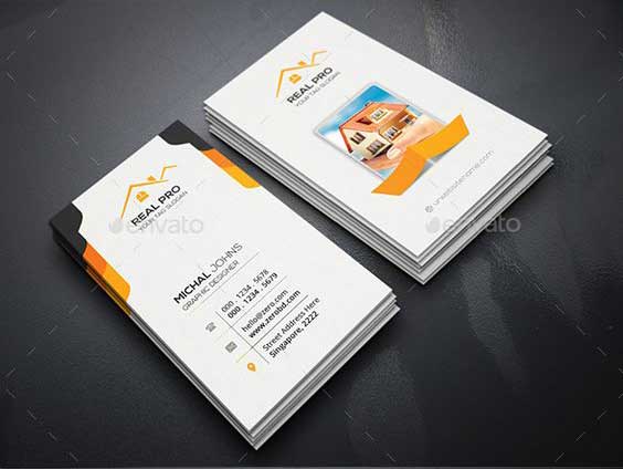 mẫu card visit công ty thiết kế nhà ở