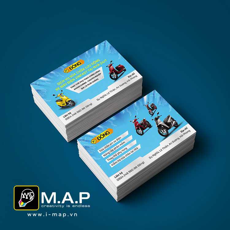 Mẫu in card visit đẹp, độc đáo cho doanh nghiệp tại Hải Phòng
