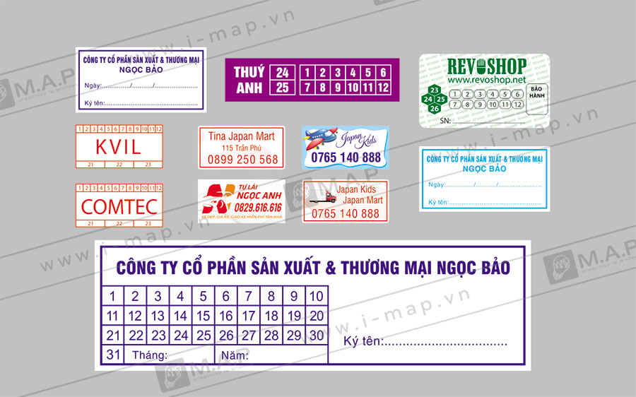 in tem bao hanh - tem vo san pham tai hai phong