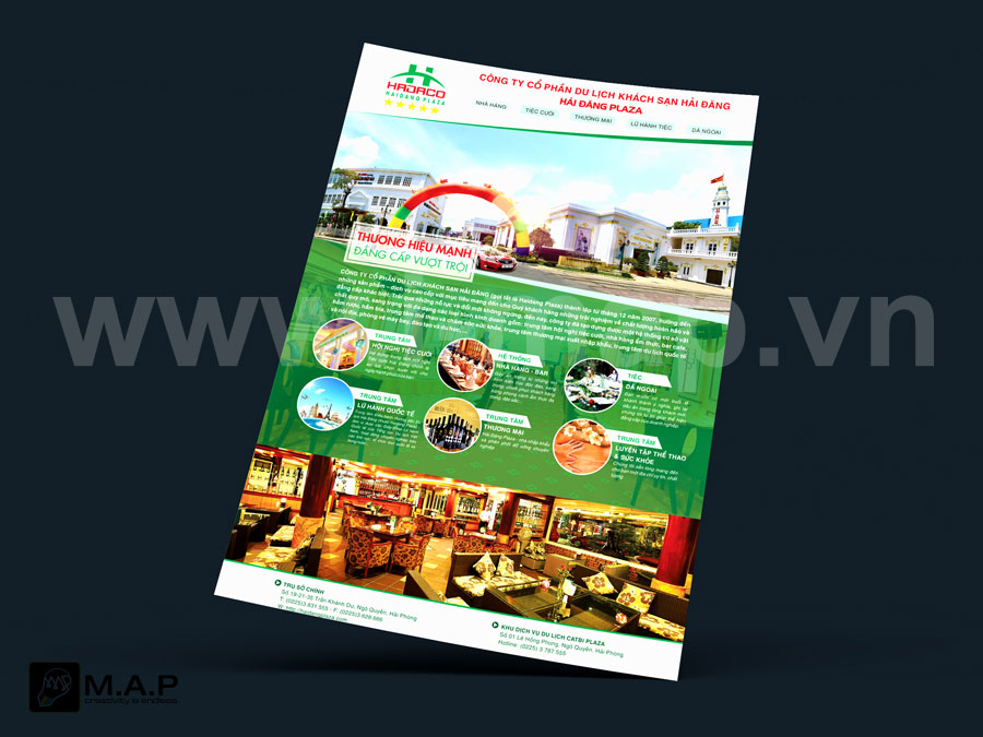 	Mẫu tờ rơi đẹp, thiết kế ấn tượng, chất lượng cao