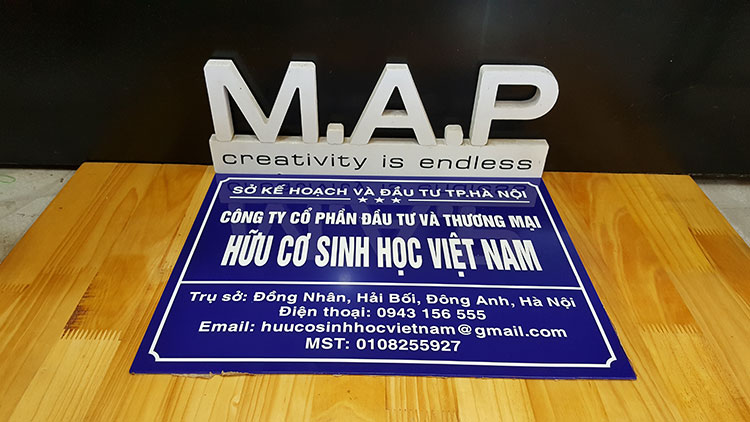 Biển công ty chất liệu Alumex tại Hải Phòng