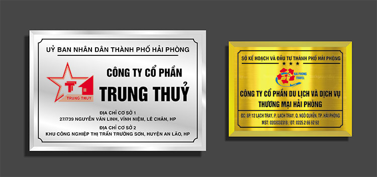 Làm biển công ty tại Hải Phòng: Chất liệu nào tốt nhất cho Bảng hiệu