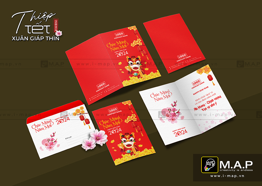Làm thiệp chúc tết
