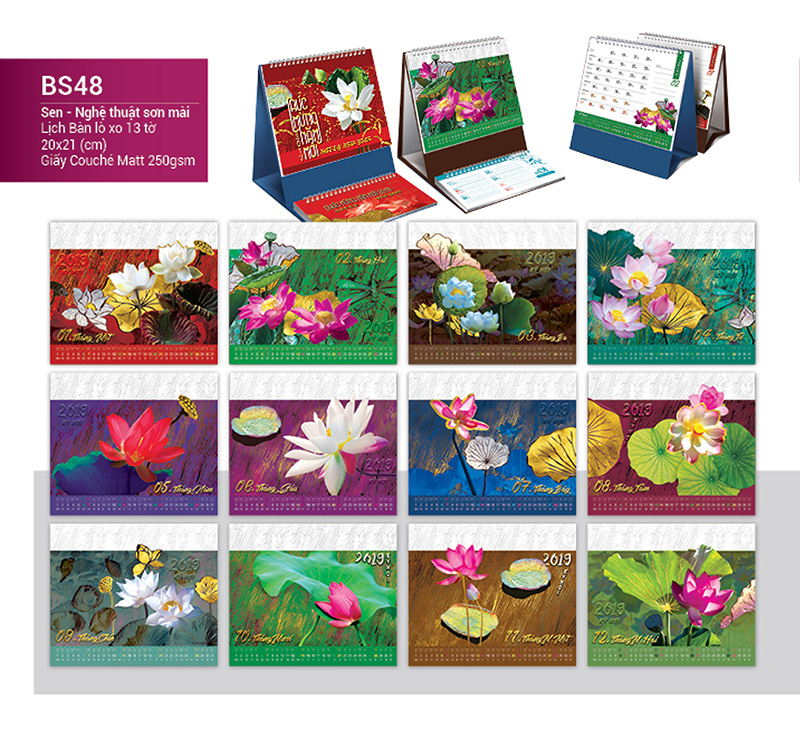 lịch bàn 2019 bs48