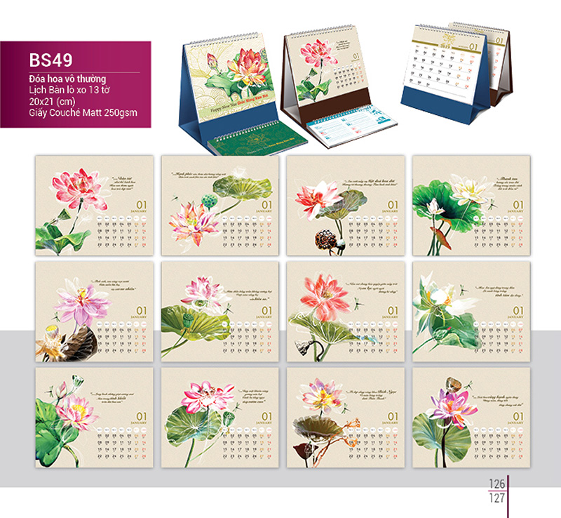 lịch bàn 2019 bs49