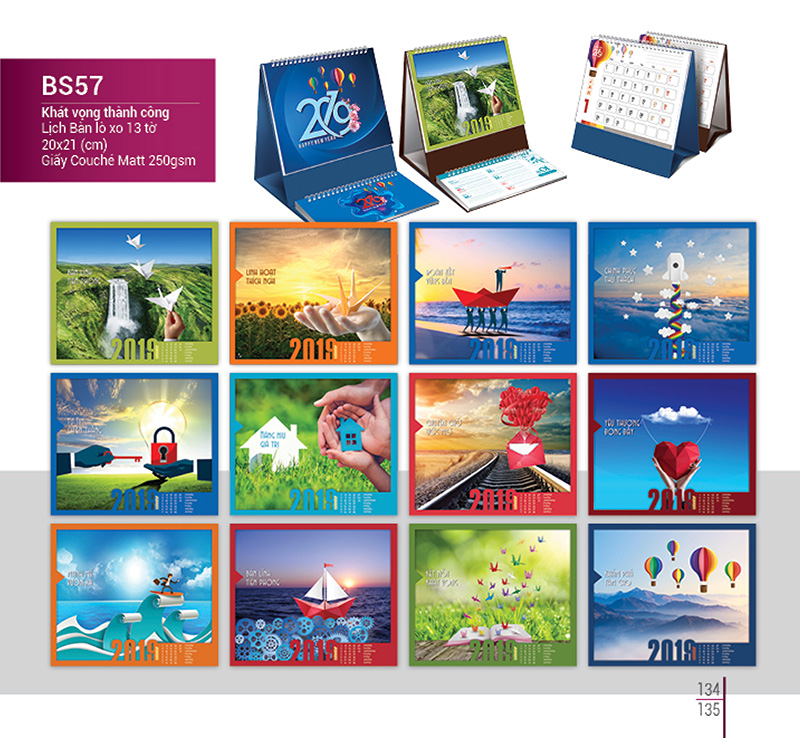 lịch bàn 2019 bs 57