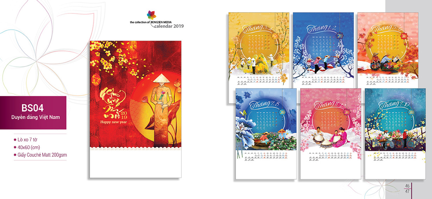 lịch lò xo 2019 bs04
