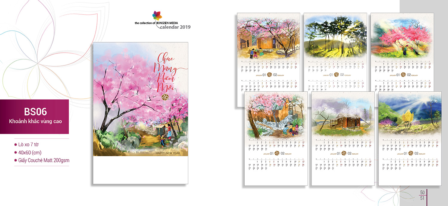 lịch lò xo 2019 bs06