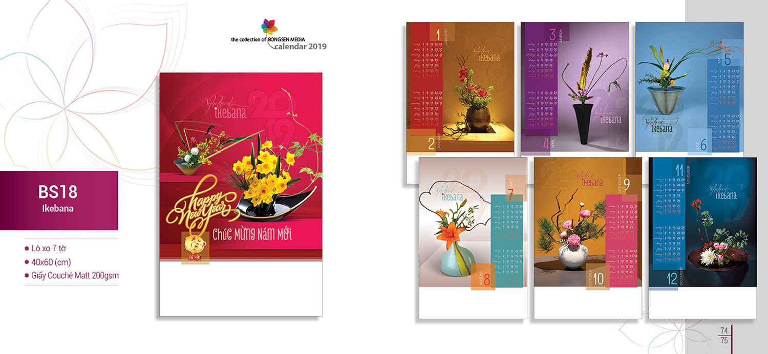 lịch lò xo 2019 bs18