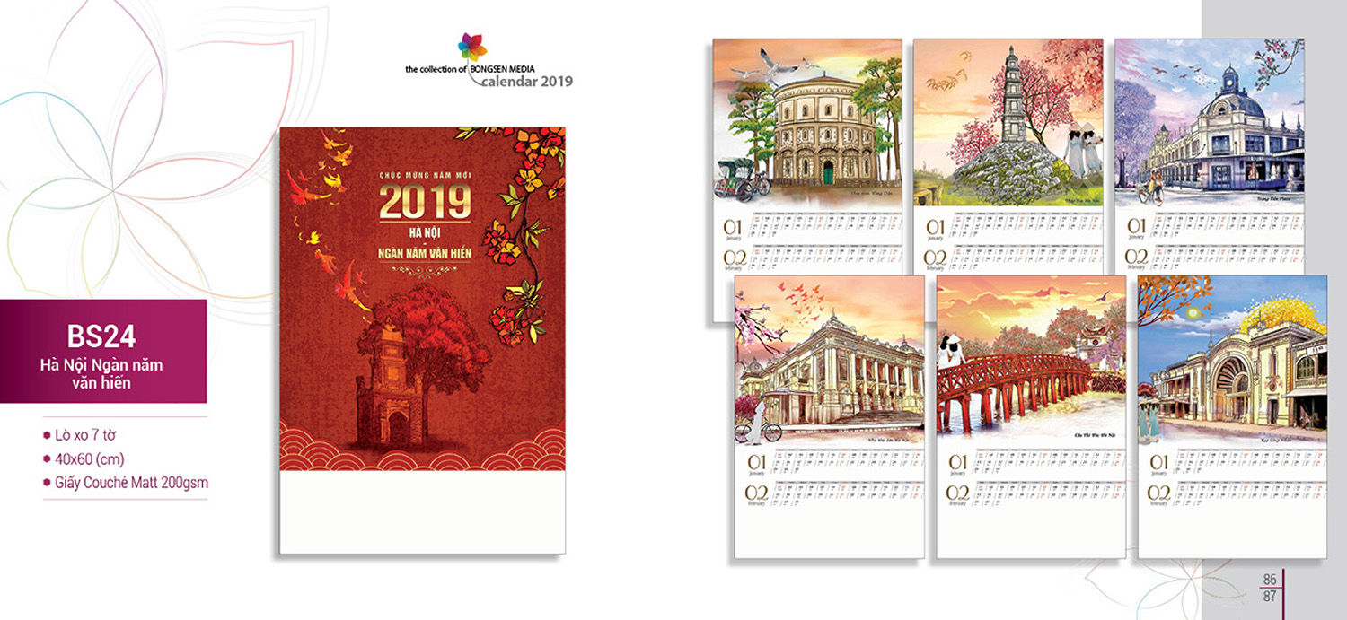 lịch lò xo 2019 bs24