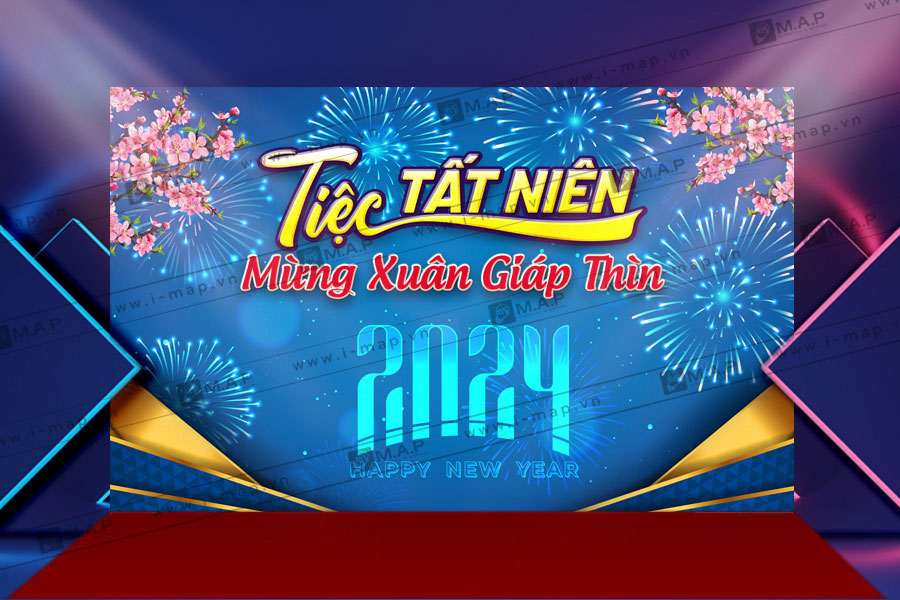 background tong ket cuoi nam - chao nam moi