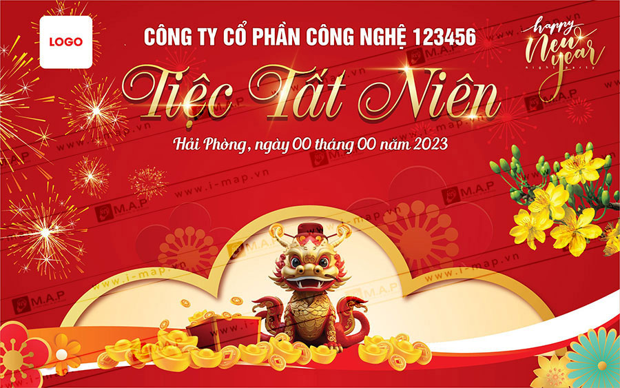 thiet ke phong chieu led nam moi